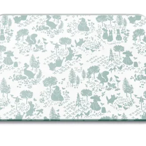Peter Rabbit Classic Pattern Green Glass Worktop Protector