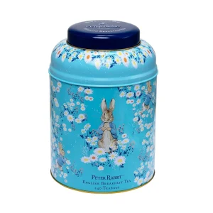 Peter Rabbit Daisies Tea Caddy with 240 English Breakfast Teabags