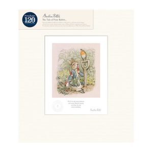 Peter Rabbit Eating Radishes Mounted Limited Edition Print