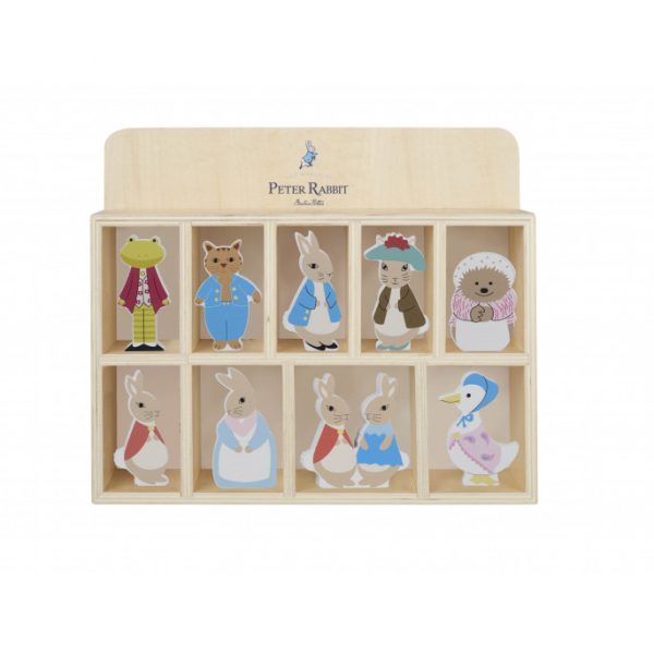 Peter Rabbit Characters & Display Shelf