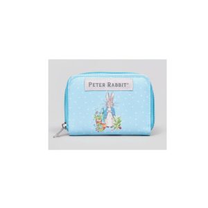 Peter Rabbit Blue Polka Dot Coin Purse