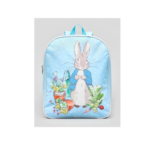 Peter Rabbit Blue Polka Dot Backpack