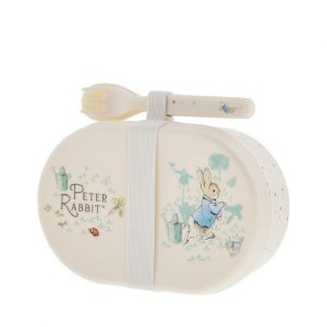 Peter Rabbit Snack Box with Cutlery Set