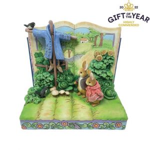 Peter, Benjamin, Scarecrow Storybook Figurine