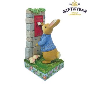 Peter Rabbit Posting A Letter Figurine by Jim Shore