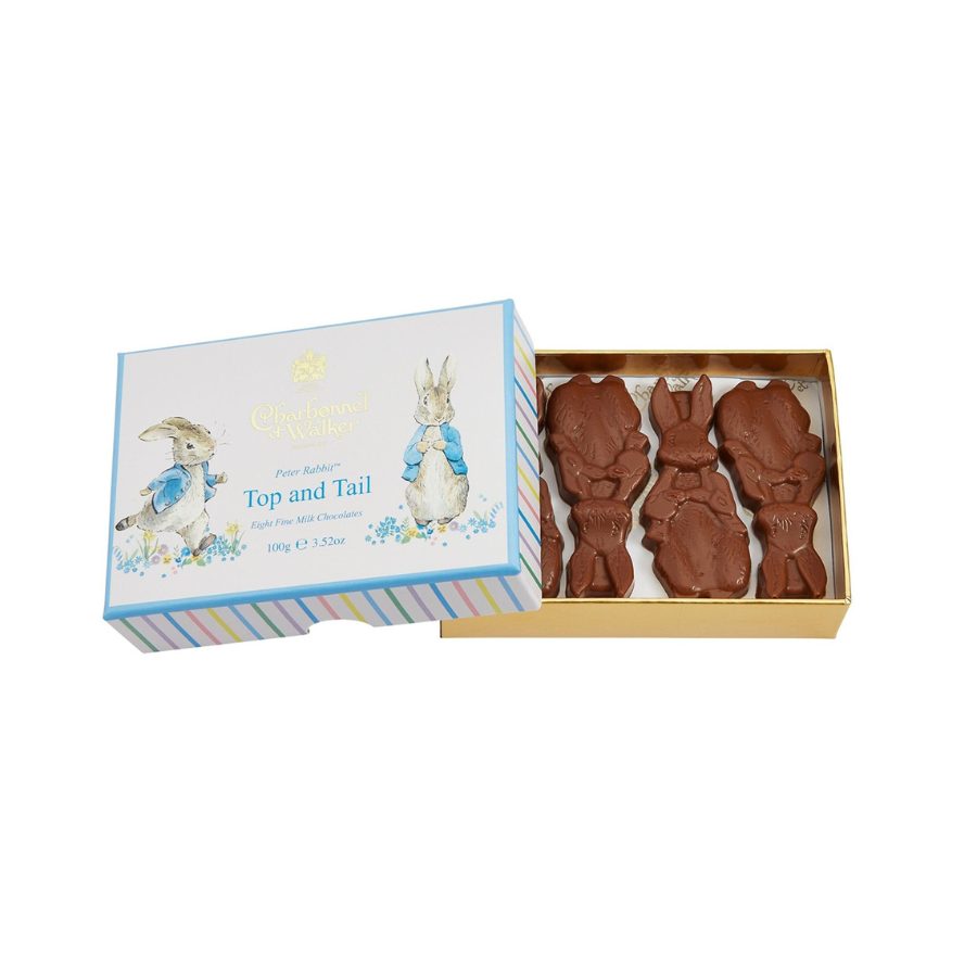 Charbonnel et Walker Peter Rabbit Top and Tail Milk Chocolates - Beatrix Potter Shop Charbonnel et Walker Peter Rabbit Top and Tail Milk Chocolates - Beatrix Potter Shop