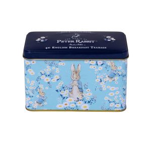 Peter Rabbit Daisies Tea Tin with 40 English Breakfast Teabags