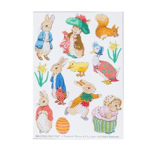 Peter Rabbit & Friends Crystal Art Sticker Set