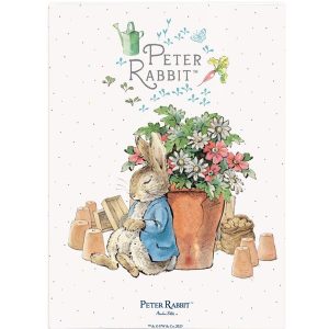 The Original Metal Sign Co - Peter Rabbit by Plant Pot