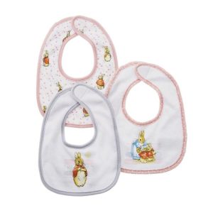 Flopsy Bunny Baby Collection Bibs (Set of 3)