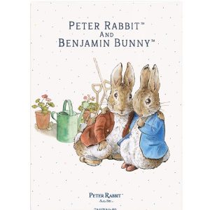 The Original Metal Sign Co - Peter Rabbit and Benjamin Bunny Sitting