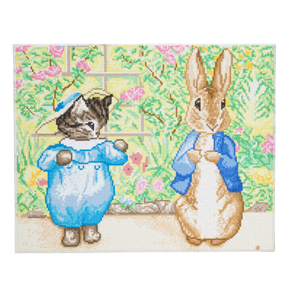 Peter Rabbit & Tom Kitten Crystal Art Canvas Kit