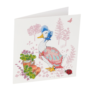 Jemima Puddle-Duck Crystal Art Card Kit