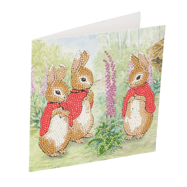 Flopsy Bunnies Crystal Art Card Kit