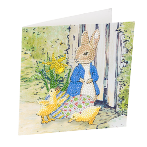 Peter Rabbit & Chicks Crystal Art Card Kit