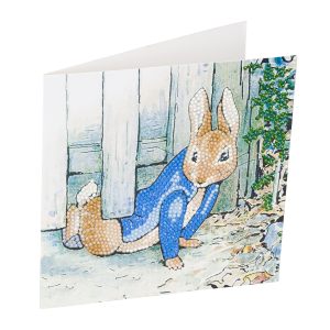 Peter Rabbit Under The Gate Crystal Art Card Kit