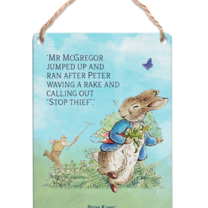 The Original Metal Sign Co - Mr. McGregor jumped up and ran....