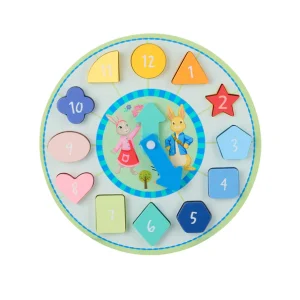 Peter Rabbit TV Shape Sorting Clock