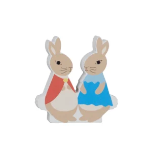 Mopsy & Cottontail Wooden Character
