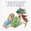The Original Metal Sign Co - Peter Rabbit & Benjamin Bunny with Lettuce