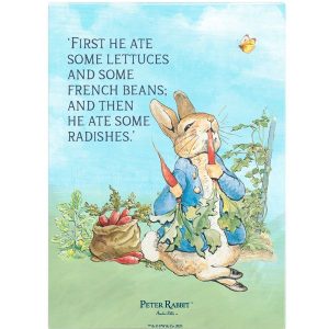 The Original Metal Sign Co - First he ate some Lettuces....