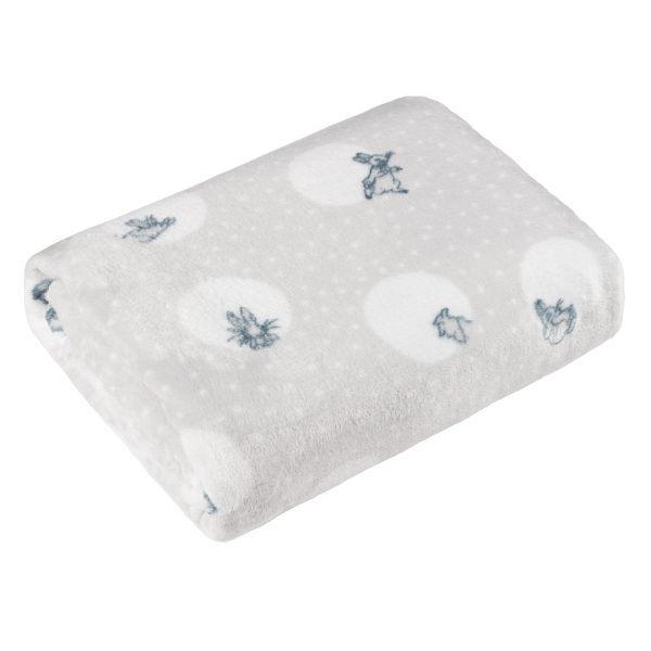 Peter Rabbit Spot Me Fleece Throw