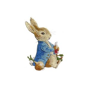 Peter Rabbit's Dinner Crystal Art Sticker