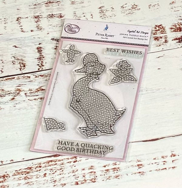 Jemima Puddle-Duck Crystal Art A6 Stamp Set