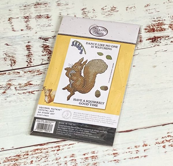 Squirrel Nutkin Crystal Art A6 Stamp Set