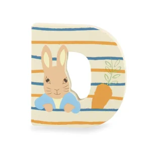 Peter Rabbit Wooden Letter D