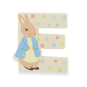 Peter Rabbit Wooden Letter E