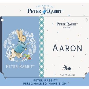 The Original Metal Sign Co - Peter Rabbit Boys Name Sign