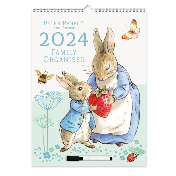 Peter Rabbit 2024 Family Organiser Calendar