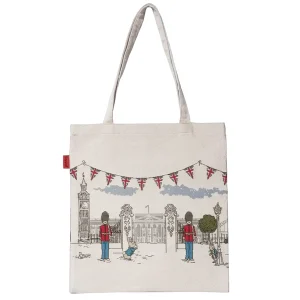 Victorian Peter Rabbit Flat Tote Bag