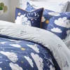 Peter Rabbit Sleepy Head Blue Single Duvet Set