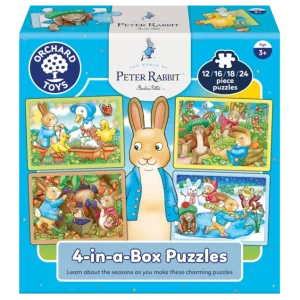 Peter Rabbit 4-in-a-Box Puzzles