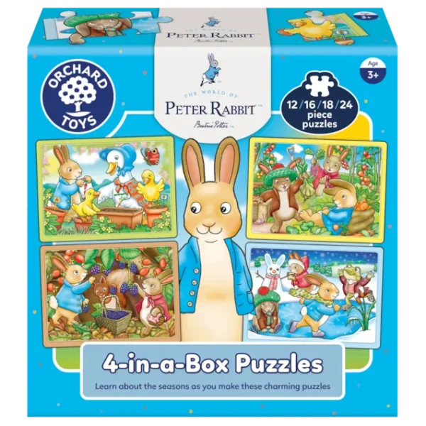 Peter Rabbit 4-in-a-Box Puzzles
