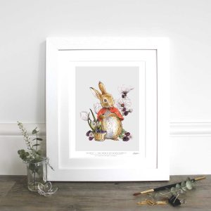 Flopsy 10×12″ Mounted Fine Art Print