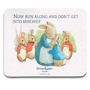 Mrs Rabbit & Bunnies Mouse Mat