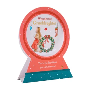 Peter Rabbit Granddaughter Christmas Card