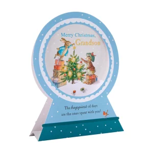 Peter Rabbit Grandson Christmas Card
