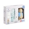 Peter Rabbit Toy and Muslin Set