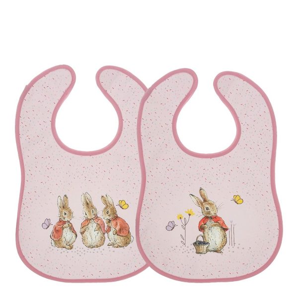Flopsy Bunny Childrens Bib Set of 2