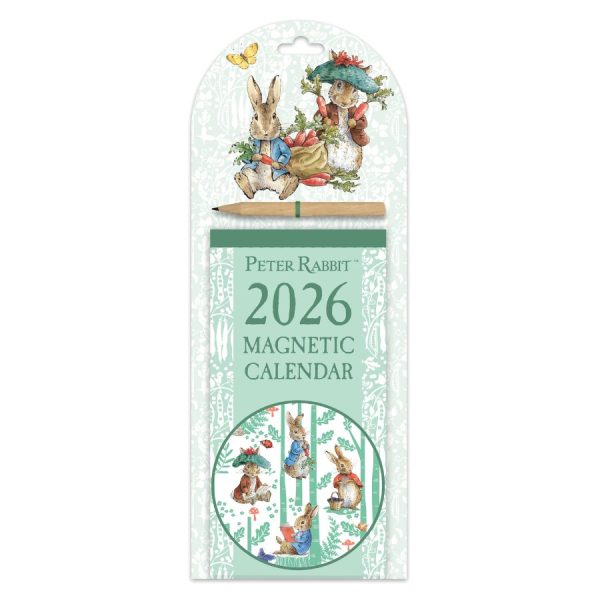 Peter Rabbit 2026 Magnetic Calendar Pad