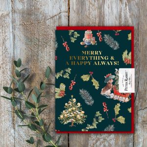 Benjamin Bunny Merry Everything & A Happy Always Card