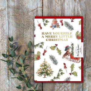 Benjamin Bunny Have Yourself A Merry Little Christmas Card