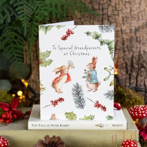 Peter Rabbit To Special Grandparents at Christmas Card