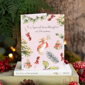 Flopsy Bunny To a Special Granddaughter at Christmas Card
