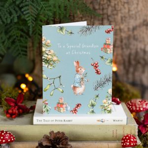 Peter Rabbit To a Special Grandson at Christmas Card