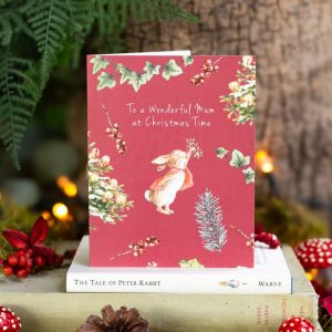 Flopsy Bunny To a Wonderful Mum at Christmas Time Card